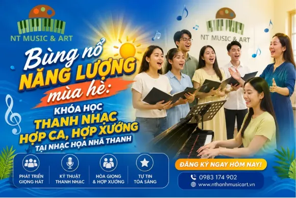 Học Nhạc Hè Uy Tín Tại Bình Thạnh | Nhạc Họa Nhã Thanh