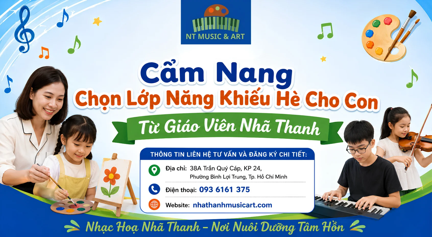Nhạc Họa NHÃ THANH - Nhi Web 0582611569